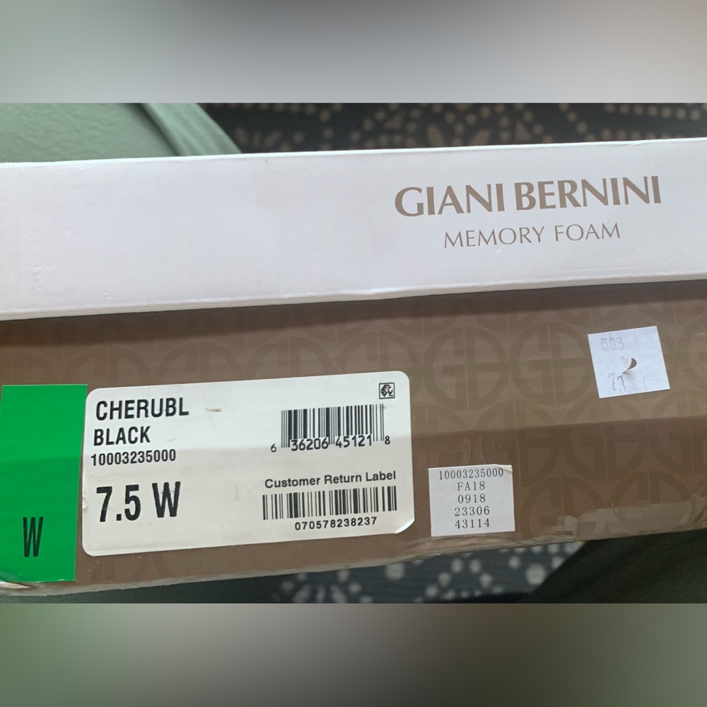 Giani Bernini Women Cherub Wedge Heel Ankle Booties Size US 7.5W Black - Picture 6 of 9
